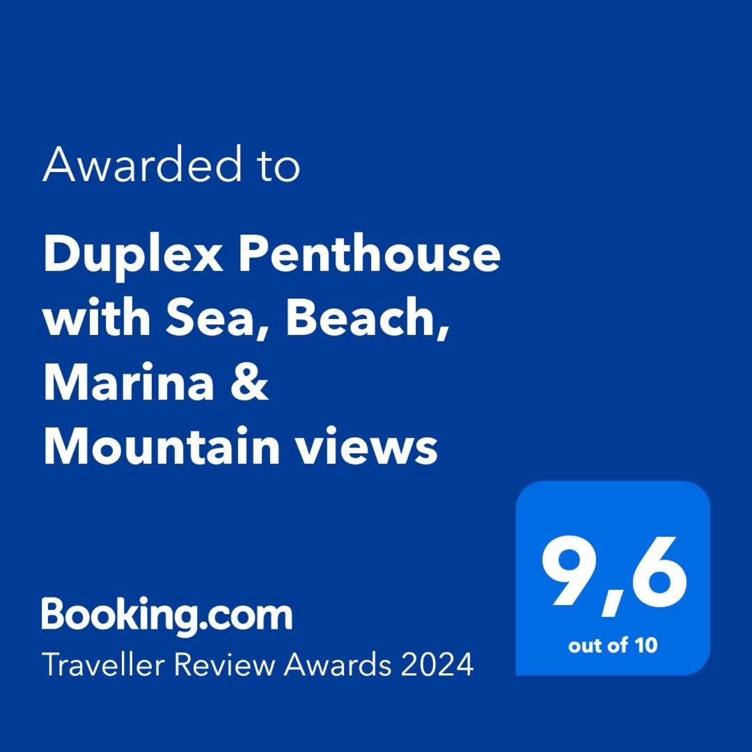 Duplex Penthouse With Sea, Beach, Marina & Mountain Views *